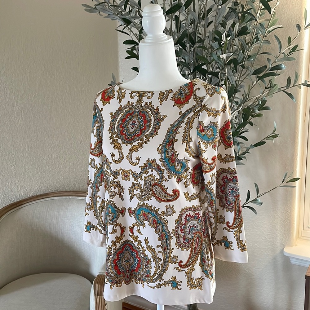 3/4 Sleeve Tunic Top